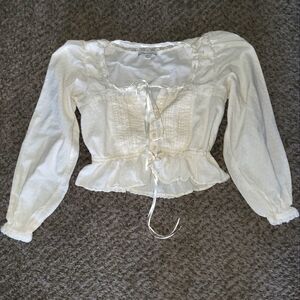 American Eagle Milkmaid Top